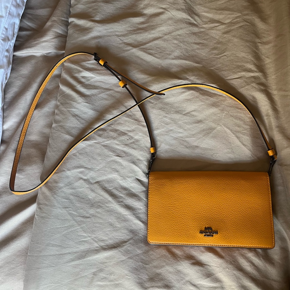 Coach Mustard Yellow Crossbody Bag